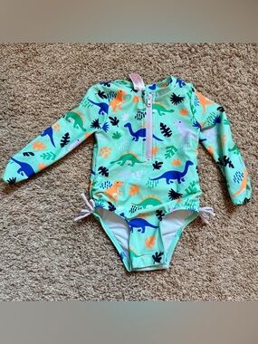 Dinosaur Rash Guard Swimsuit